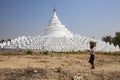 Myanmar - Mingun the Mya Thein Tan Pagoda Royalty Free Stock Photo