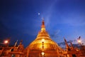 Myanmar pagoda Royalty Free Stock Photo