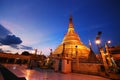 Myanmar pagoda Royalty Free Stock Photo