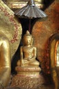 Myanmar, Pindaya: 8000 buddha's cave Royalty Free Stock Photo