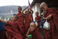 Myanmar - Pindaya cave festival Royalty Free Stock Photo