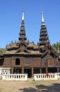 Myanmar, Salay: Yosqson Kyaung monastery