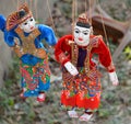 Myanmar string puppet for sale in Bagan Royalty Free Stock Photo