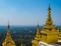 Myanmar temples and statutes Royalty Free Stock Photo