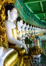 Myanmar temples and statutes Royalty Free Stock Photo