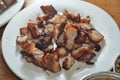 BBQ pork and roasted pork Royalty Free Stock Photo