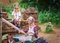 Myanmar Travel Images Kayan women with brass rings around necks