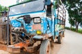 Myanmar Travel Images old truck kept in use