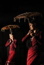 Myanmar Umbrella Dance