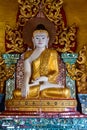 Myanmar white Buddha Image Statue
