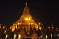 Myanmar Yangon : Shwedagon Pagoda Royalty Free Stock Photo