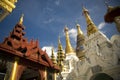 Myanmar Yangon : Shwedagon Pagoda Royalty Free Stock Photo