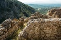 Mycenae, archaeological place in Greece Royalty Free Stock Photo