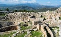 Mycenae, archaeological place in Greece Royalty Free Stock Photo