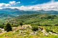 The Mycenae archaeological site in Greece Royalty Free Stock Photo