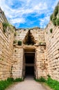 The Mycenae archaeological site in Greece