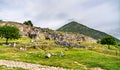 The Mycenae archaeological site in Greece Royalty Free Stock Photo