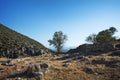 Mycenae - an archaeological site near Mykines in Argolis, Peloponnese, Greece Royalty Free Stock Photo