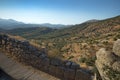 Mycenae - an archaeological site near Mykines in Argolis, Peloponnese, Greece. Royalty Free Stock Photo