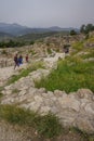 Mycenae, Greece: Archaeological site Royalty Free Stock Photo
