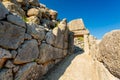 Mycenae, Greece. Archaeological site view Royalty Free Stock Photo