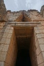 Mycenae, Greece: The entrance to the Treasury of Atreus, or Tomb of Agamemnon