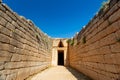 Mycenae, Greece. Treasury of Atreus, Tomb of Agamemnon Royalty Free Stock Photo