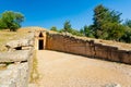 Mycenae, Greece. Treasury of Atreus, Tomb of Agamemnon Royalty Free Stock Photo