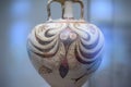 Mycenaean art pottery octopus figure decoration