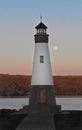 Myers Park lighthouse on Cayuga Lake FingerLakes NYS Royalty Free Stock Photo