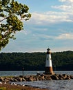 The Myers Park Light on Cayuga Lake