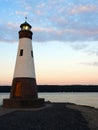 Myers Park lighthouse at sunrise