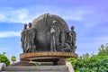 Monument to shipbuilders and naval commanders of Mykolaiv, 1989