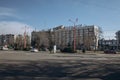 Mykolaiv, Ukraine - March 11, 2023: Russia hit the hotel building with a cruise missile, air bomb S-300 near the city center. War