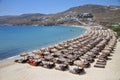 Mykonos Beach and Luxury beds