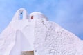 White Paraportiani Church, island Mykonos, Greece Royalty Free Stock Photo