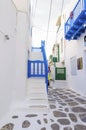 Mykonos island architecture, Greece Royalty Free Stock Photo