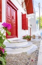 Mykonos island architecture, Greece Royalty Free Stock Photo