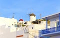 Mykonos island architecture, Greece Royalty Free Stock Photo