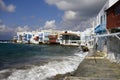 Mykonos island coastline