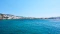 Mykonos Island in Greece winh Chora tow Royalty Free Stock Photo