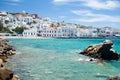Mykonos by Seaside Royalty Free Stock Photo