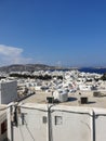 Mykonos view from hills Royalty Free Stock Photo