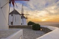 Mykonos windmills, Chora, Greece