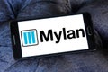 Mylan pharmaceuticals company logo Royalty Free Stock Photo