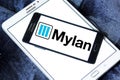 Mylan pharmaceuticals company logo Royalty Free Stock Photo