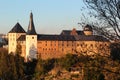 Mylau castle in Reichenbach im Vogtland district of Vogtland, Saxony, Germany. It is one of the best-preserved medieval castles in