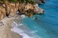 Mylopotamos beach at Tsagarada of Pelion in Greece Royalty Free Stock Photo