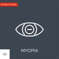 Myopia Vector Icon