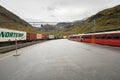 Platform at Myrdal station in Norway